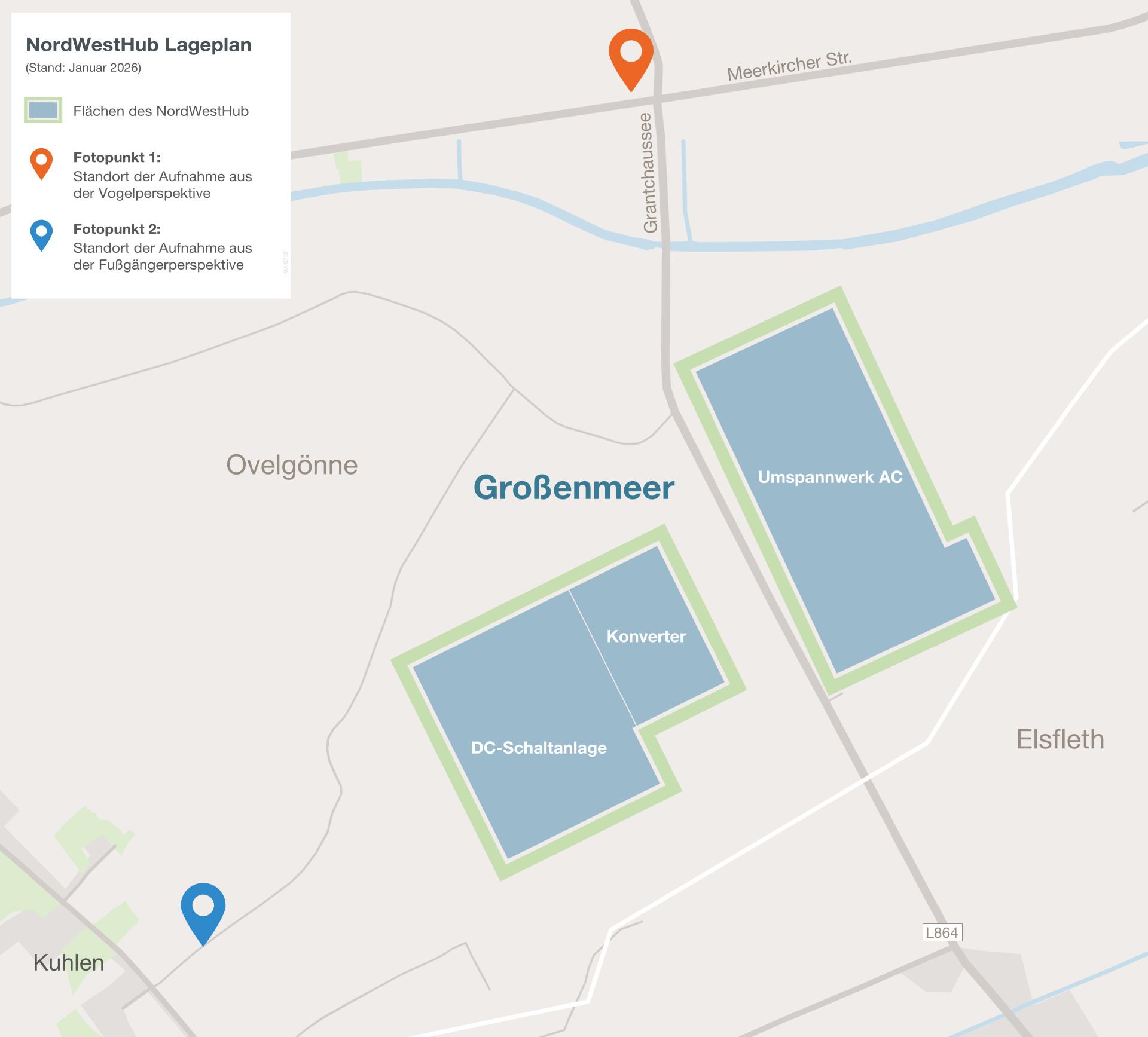 Lageplan der Fotopunkte